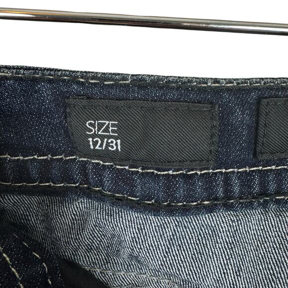 Nine West Dark Wash Embroidered Capri Jeans 12 - Picture 7 of 9